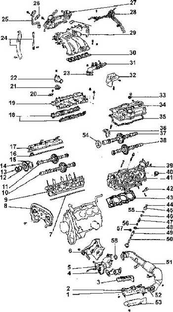  Шестицилиндровые двигатели V6 Toyota Camry